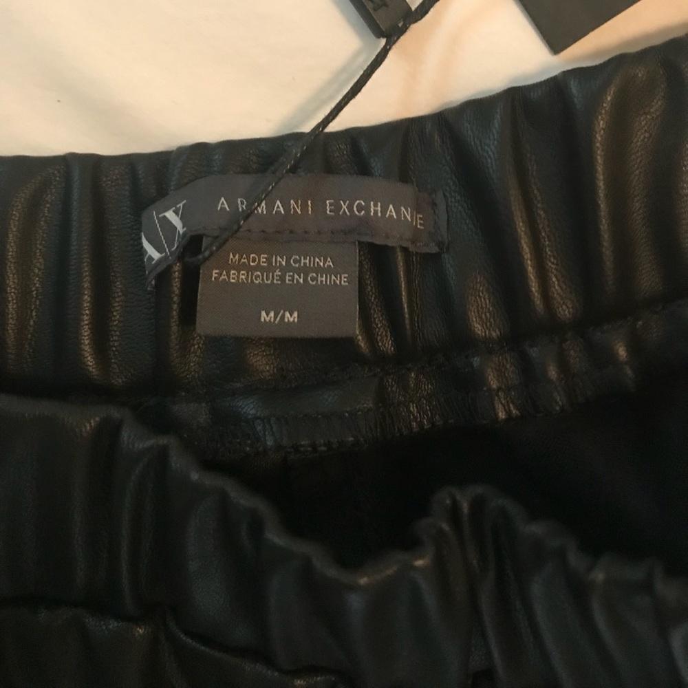 Armani Exchange imitation leather pants - Picture 6 of 8